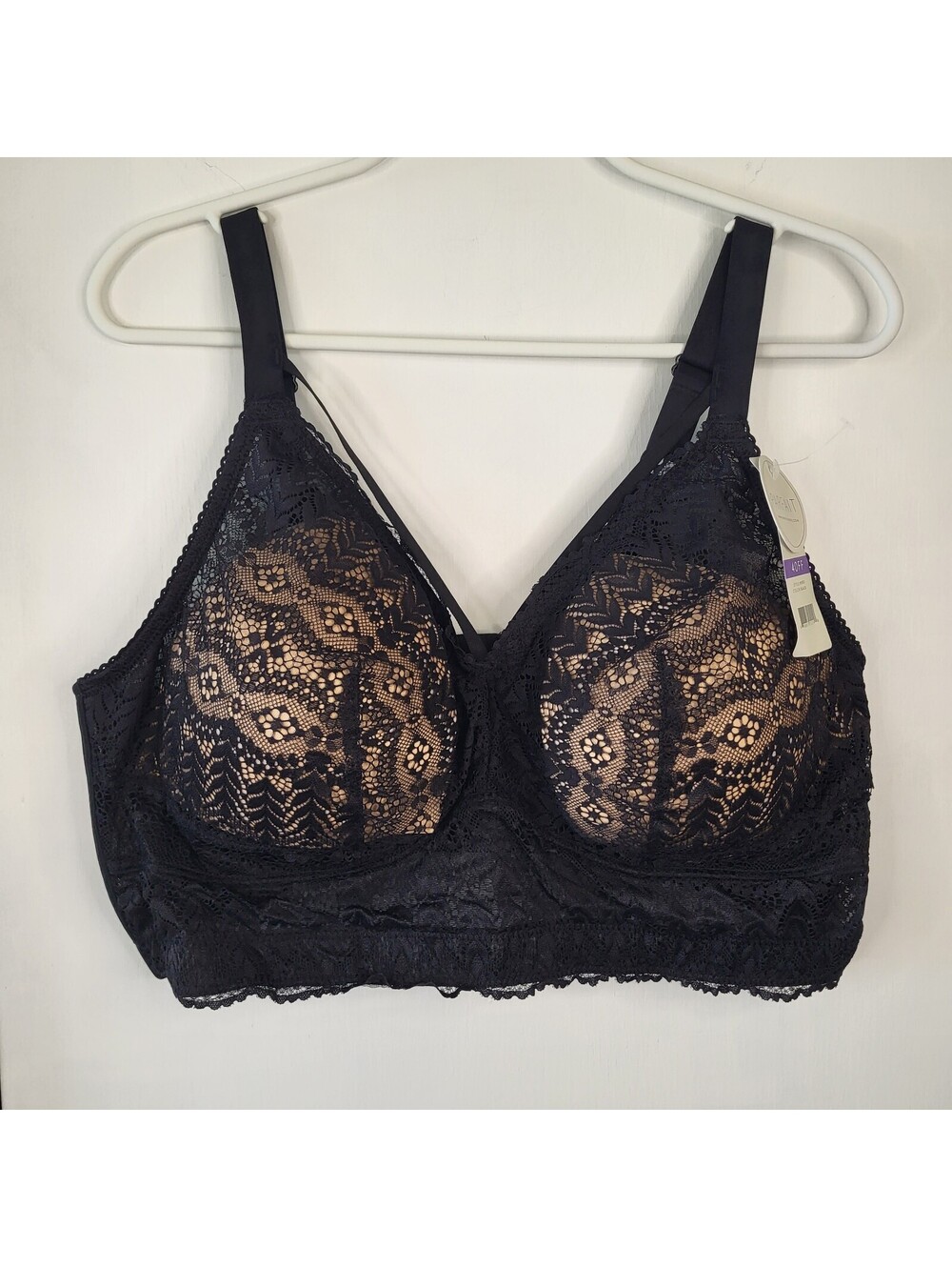Parfait Mia Wire-Free Full Bust Lace Bralette NWT with removable padding 40H